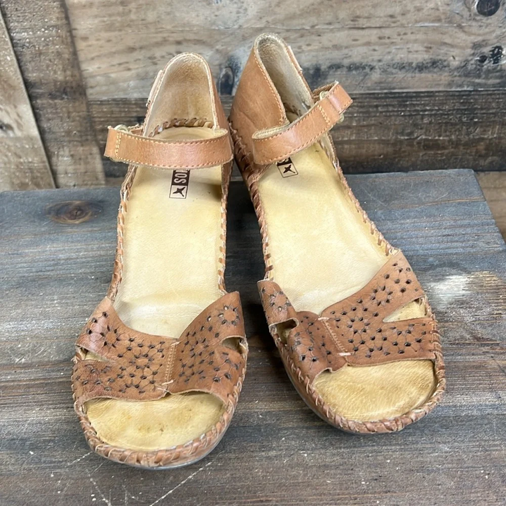 Pikolinos Margarita wedge‎ sandals Women's Size 40